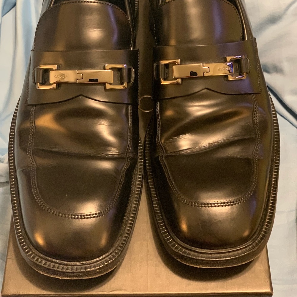 Men’s Gucci dress loafers.